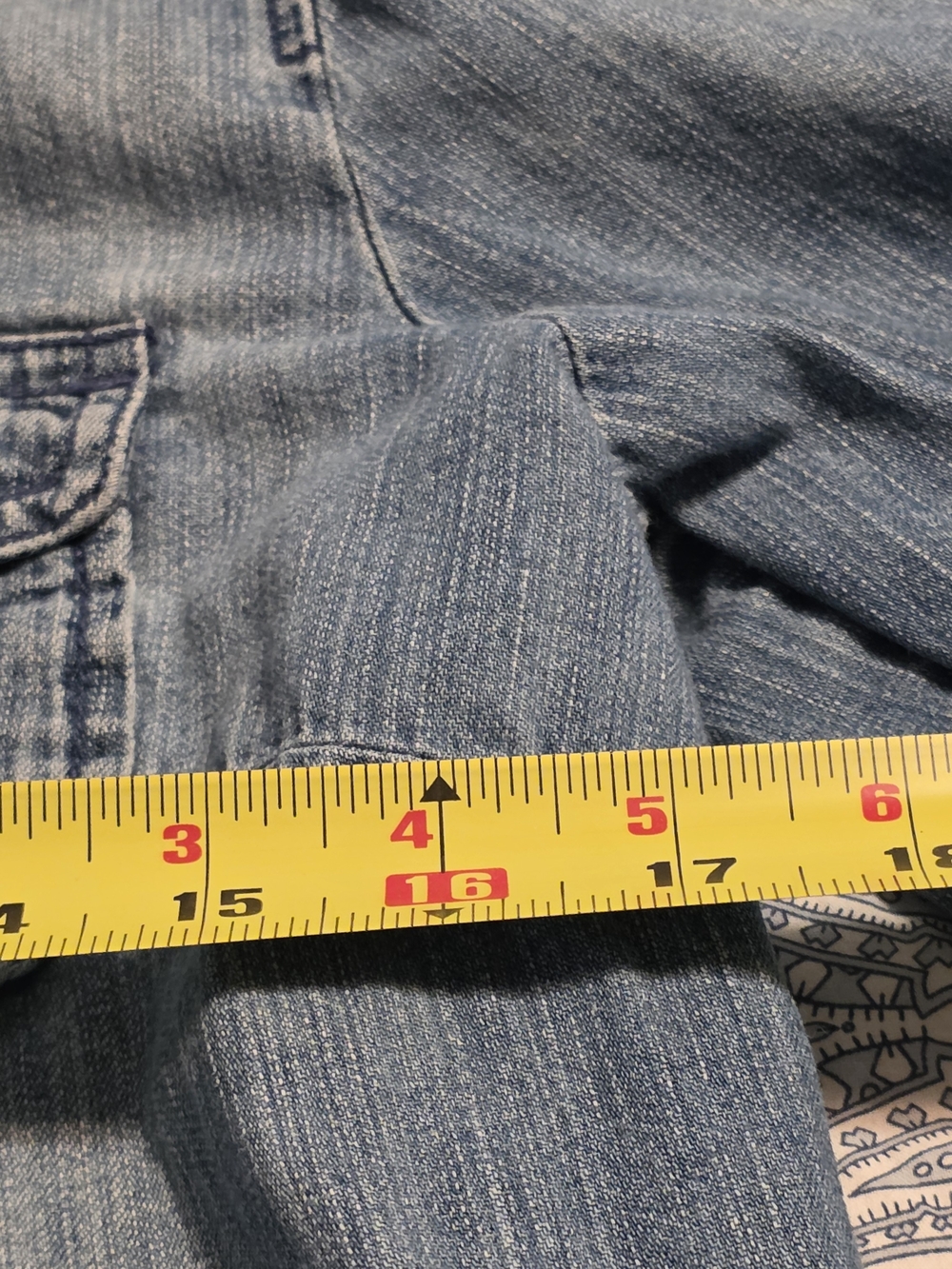 J CREW Light Wash Denim Utility Jacket with Tie Waist - Picture 6 of 10